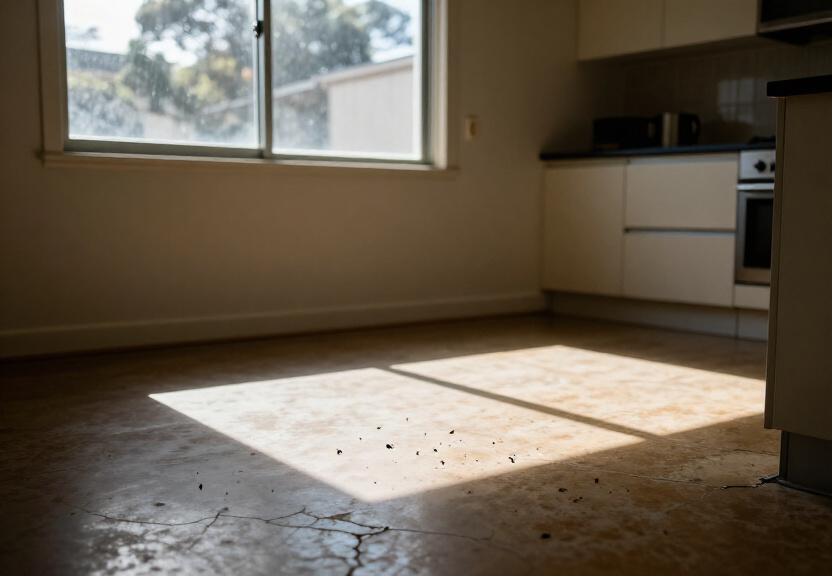 Ants trailing through a Bella Vista kitchen before treatment